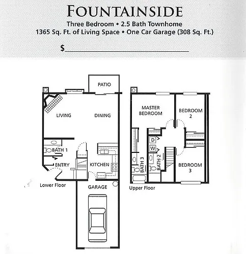 Floor plan FOUNTAINSIDE