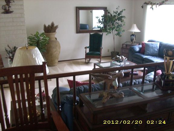 Sunken Living Room w Picture Window Right to Park Like Setting!