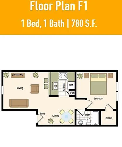 Floor plan F1 Upgrade