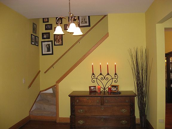 Warm inviting foyer