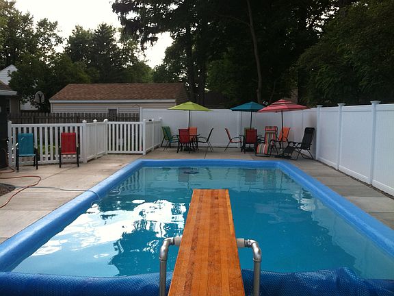 Pool and pool patio