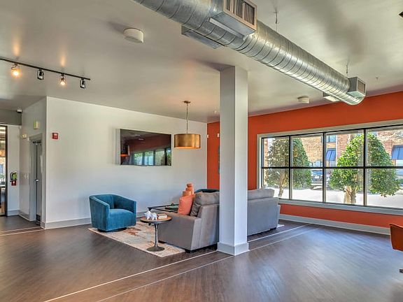 Resident Lounge with Media and Coffee Station.