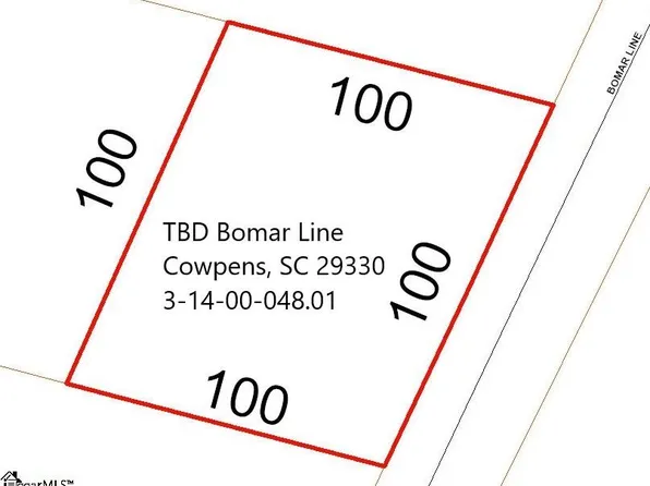 Bomar Line, Cowpens, SC 29330