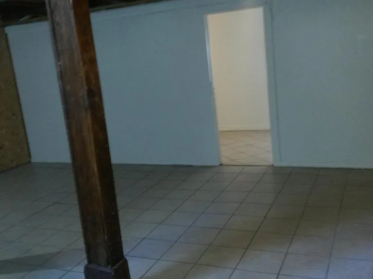 basement 20x20 foot area & door to 3rd room