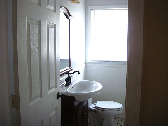 Classic black and white hall bath