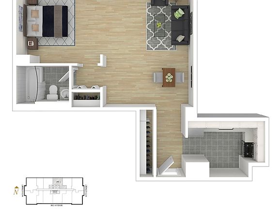2nd image of 225 E 95th St #D25a