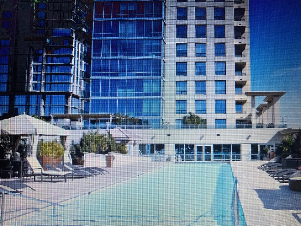 pool and building