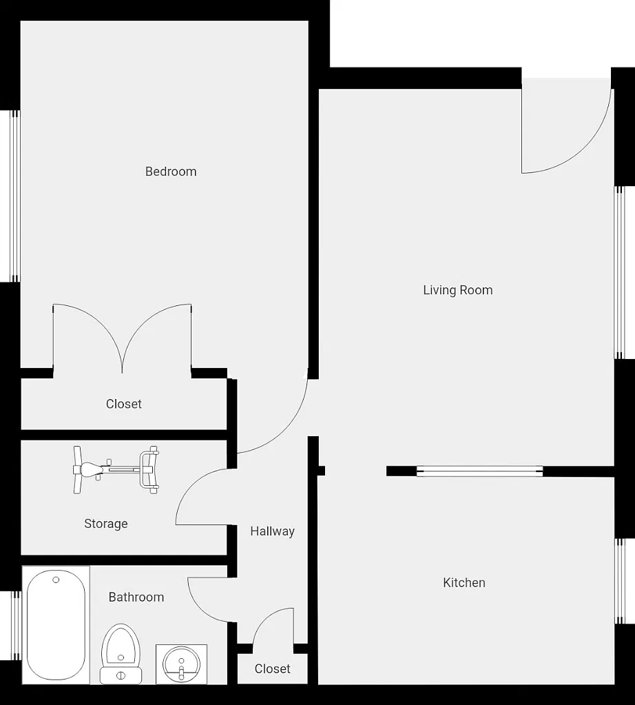 1 bed, 800 sqft, $1,675 — Photo 2