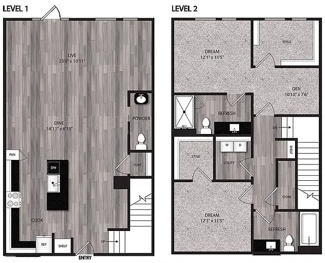 Floor plan TH2