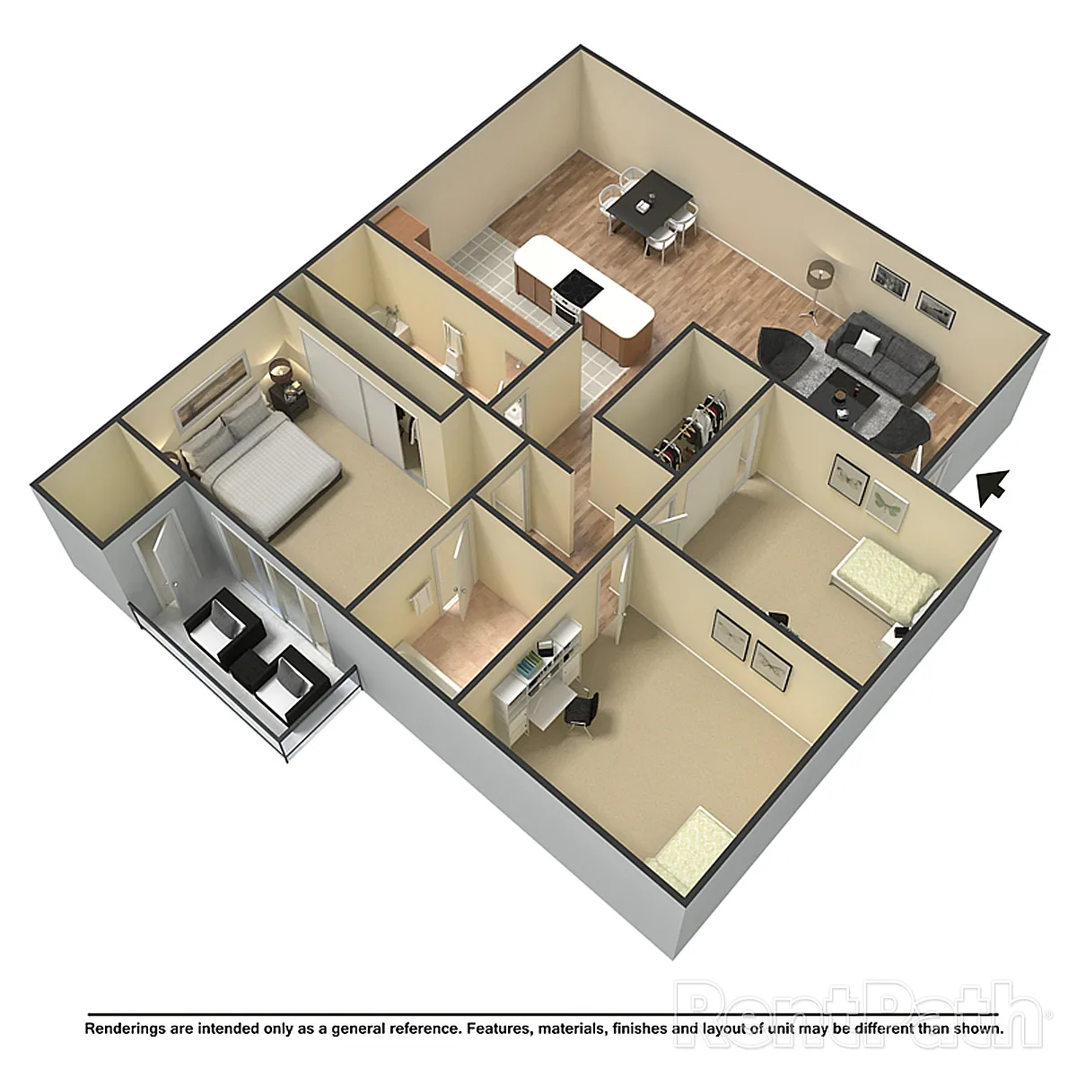 Floor plan 3BR