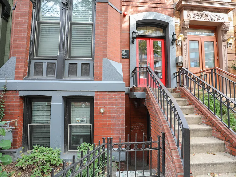 Beautiful tree lined street, six blocks from the closes metro