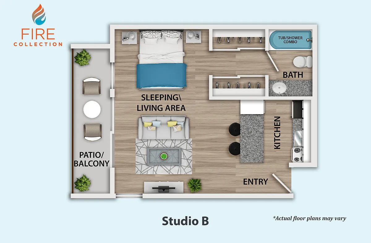 Floor plan Studio