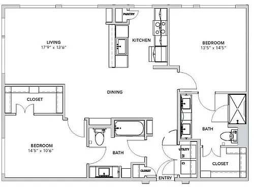 Floor plan B2 - I