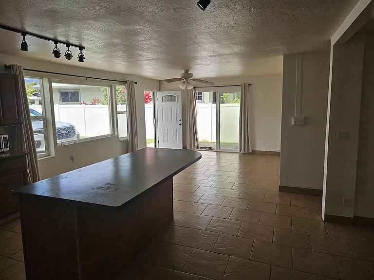 Living Room looking through kitchen into dining room