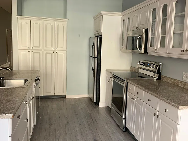 Kitchen with extra storage space