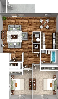 Two Bedroom One Bathroom Two Bedroom One Bathroom