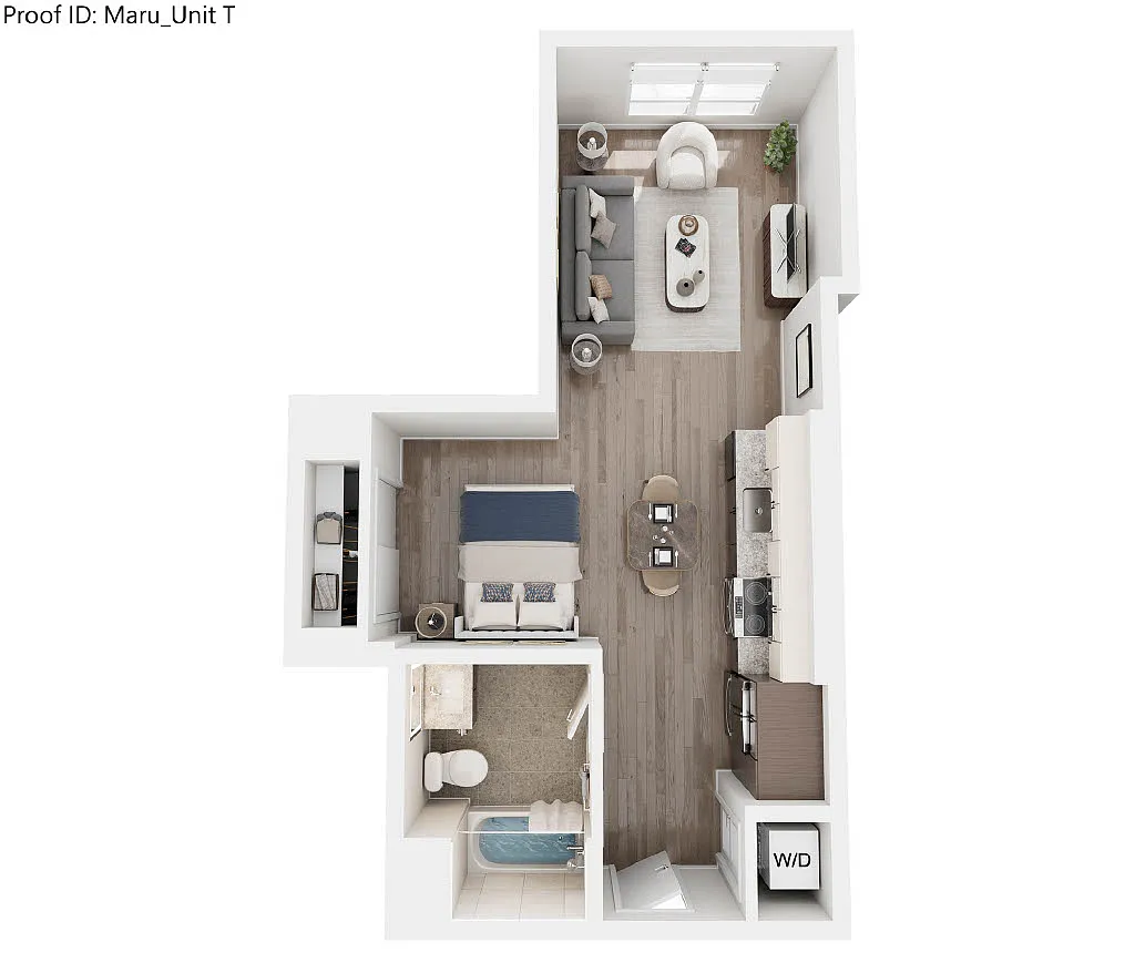 Floor plan T - Studio