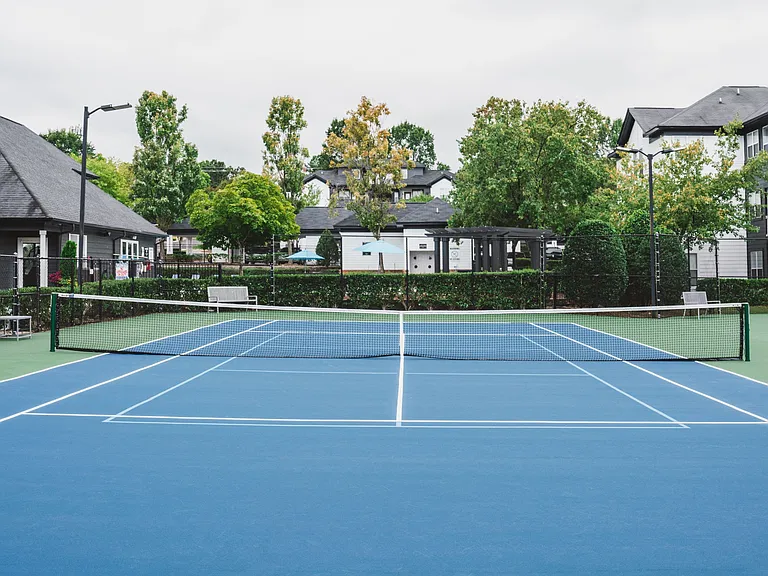 Convenient pickelball courts perfect for when you want to enjoy a game