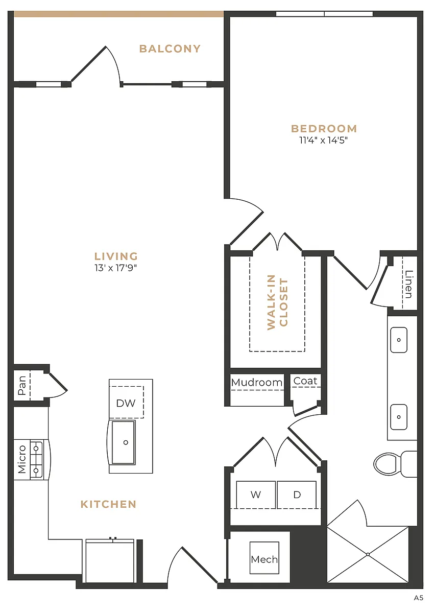 Floor plan A14