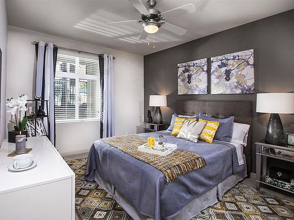 Spacious master suites include energy-efficient ceiling fans