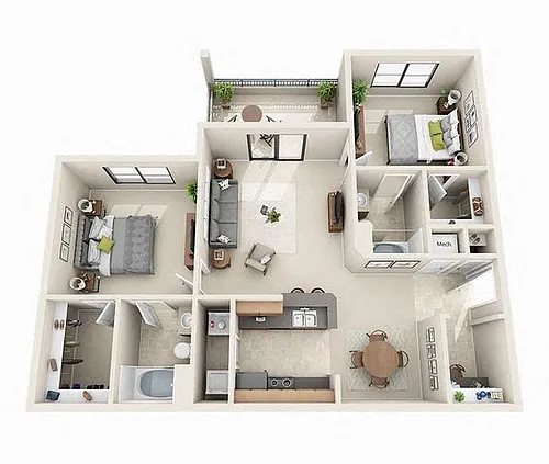 Floor plan The Clare