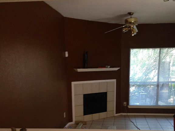 Spacious Family room with fireplace