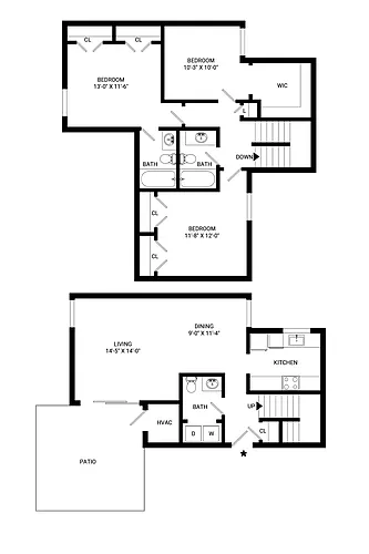 Floor plan Mason Townhome