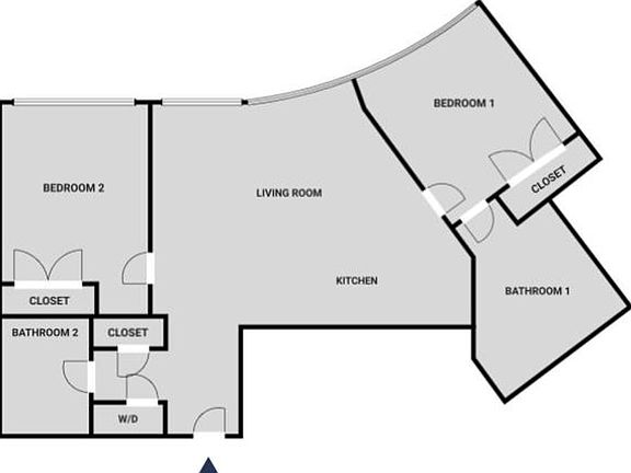2nd image of 550 W 54th St APT 26N