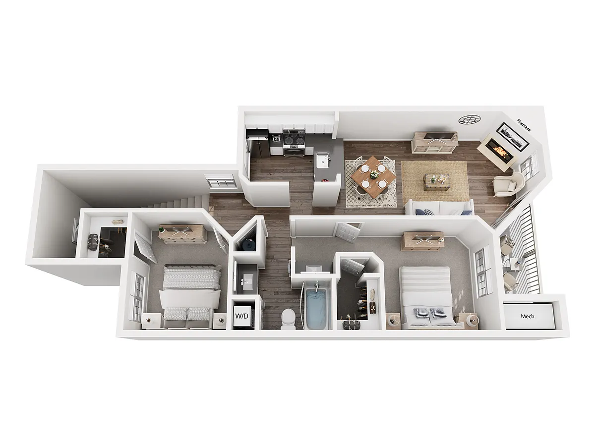 Floor plan Langley Upper