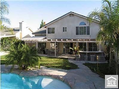 Rear pool backyard