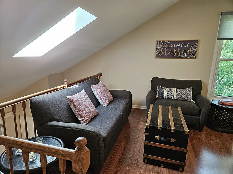 Loft with a skylight