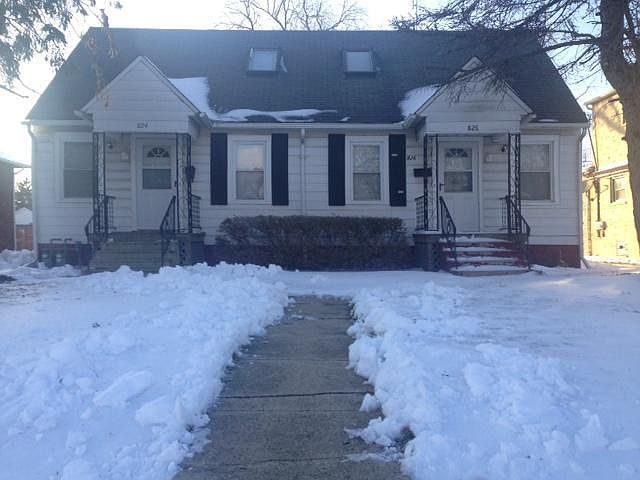 Front of duplex - apartment on the right
