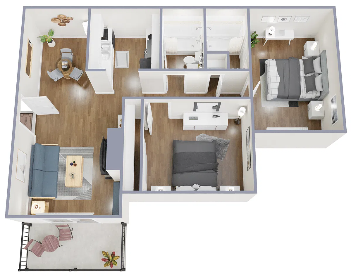 Floor plan B2P
