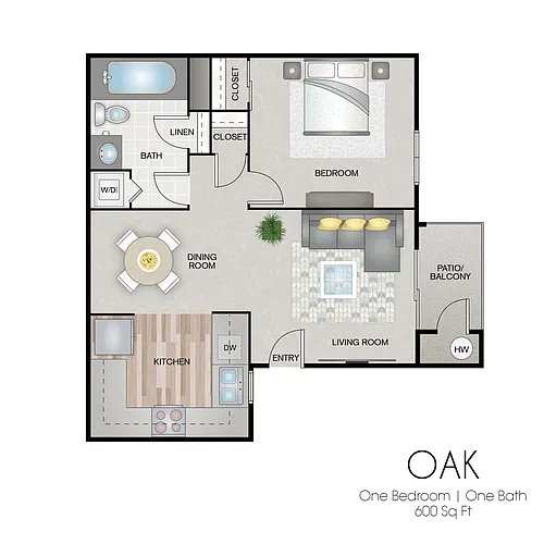 Floor plan Oak Deluxe