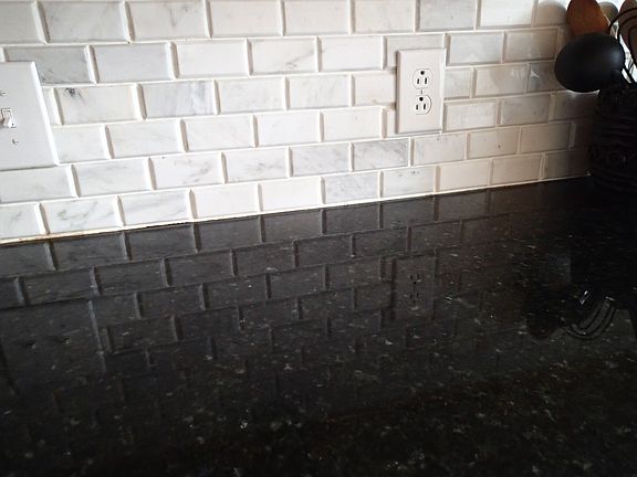 marble & granite in kitchen