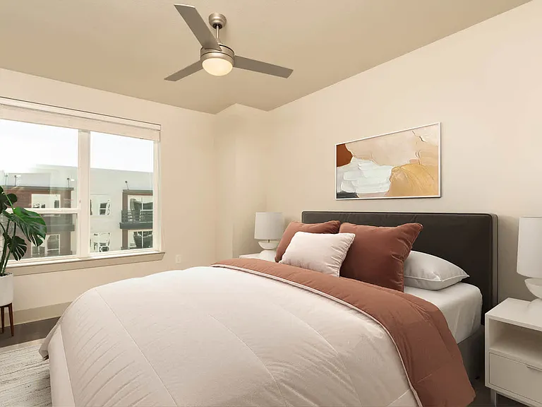 Bedroom with Hard Surface Flooring
