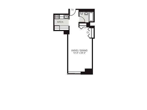 2nd image of 45 Wall St APT 714