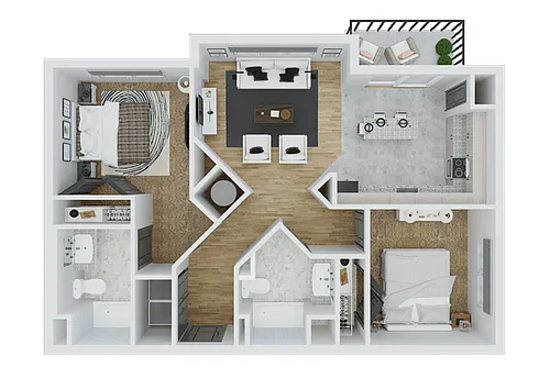 Floor plan B2
