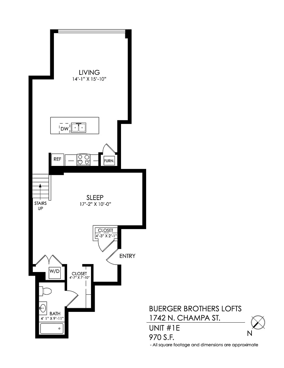 Floor plan 1 Bedroom