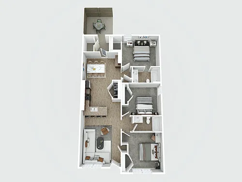 Floor plan Terrazo