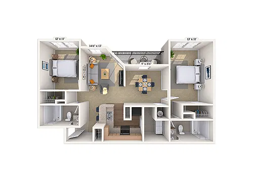 Floor plan The Banyan