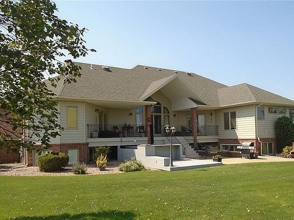 Side view of back deck