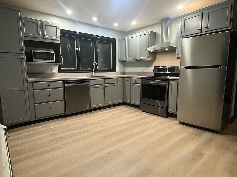 Kitchen with new sink & updated appliances