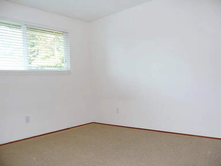 Large bedroom with big, sunny window and huge closet.