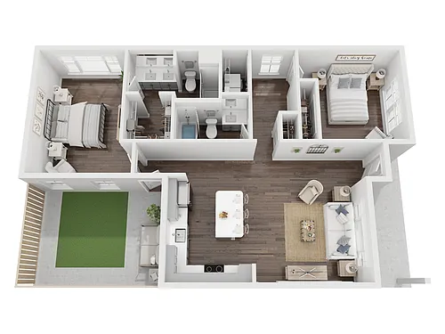 Floor plan B1