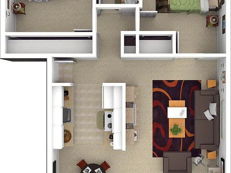 Residence 4 2x1 803 sqft Residence 4 2x1 803 sqft