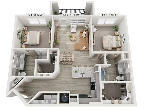 Floor plan B3