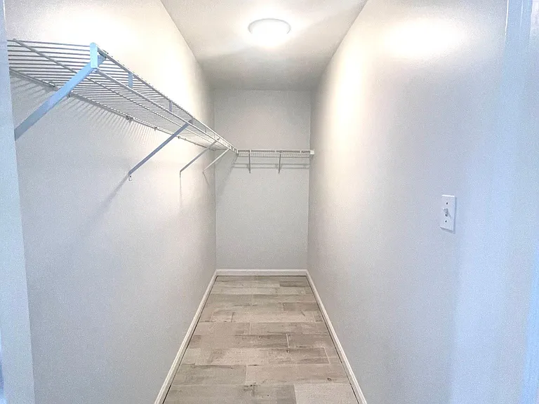 Walk in master closet