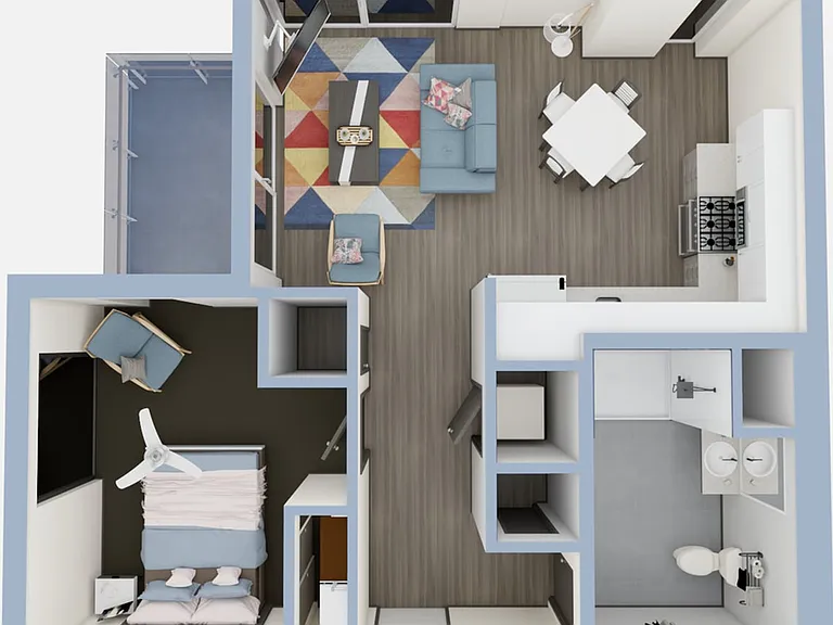 A5b- 3D floorplan A5b- 3D floorplan
