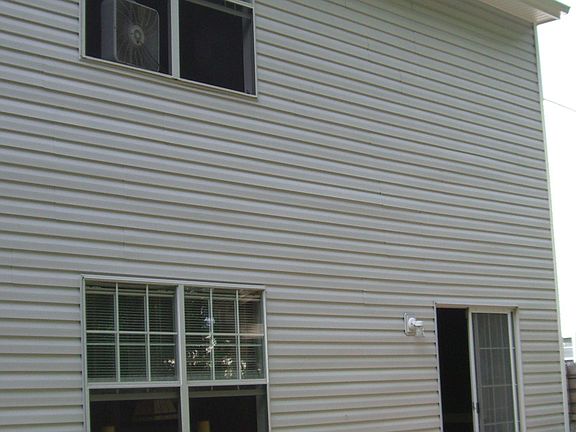 Rear of the house